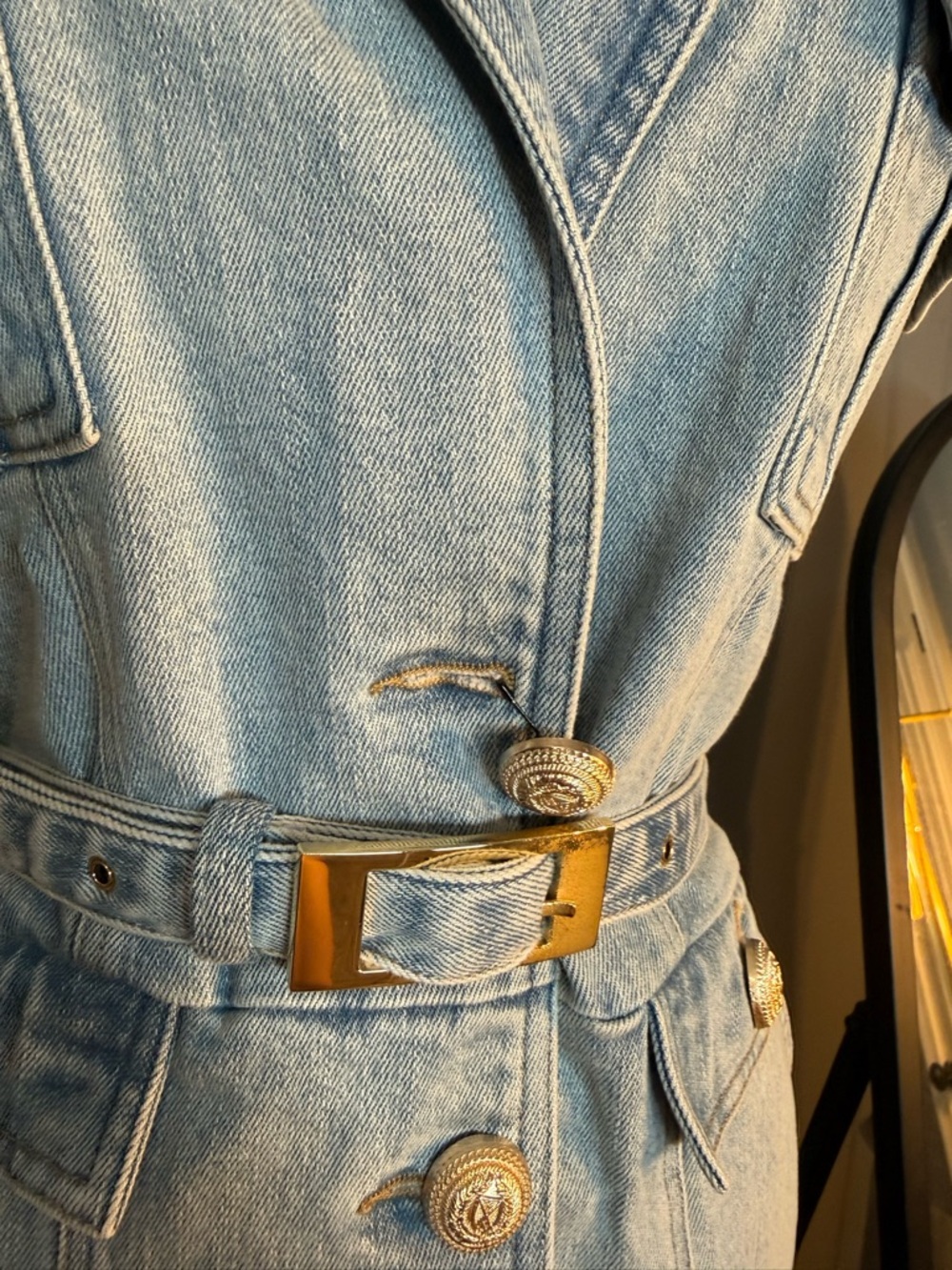 Generation Love Luey Denim Dress - XS NWOT - Picture 7 of 11